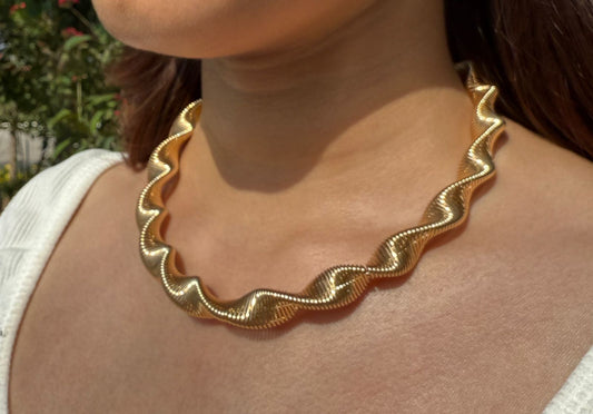 Swirl Mesh Necklace for Girls